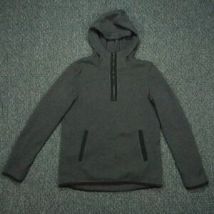 Lululemon Hoodie Women 6 Gray Its Fleecing Cold Quarter Zip Pockets‎ Pullover